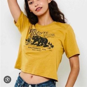 Parks project Yosemite crop tee xs